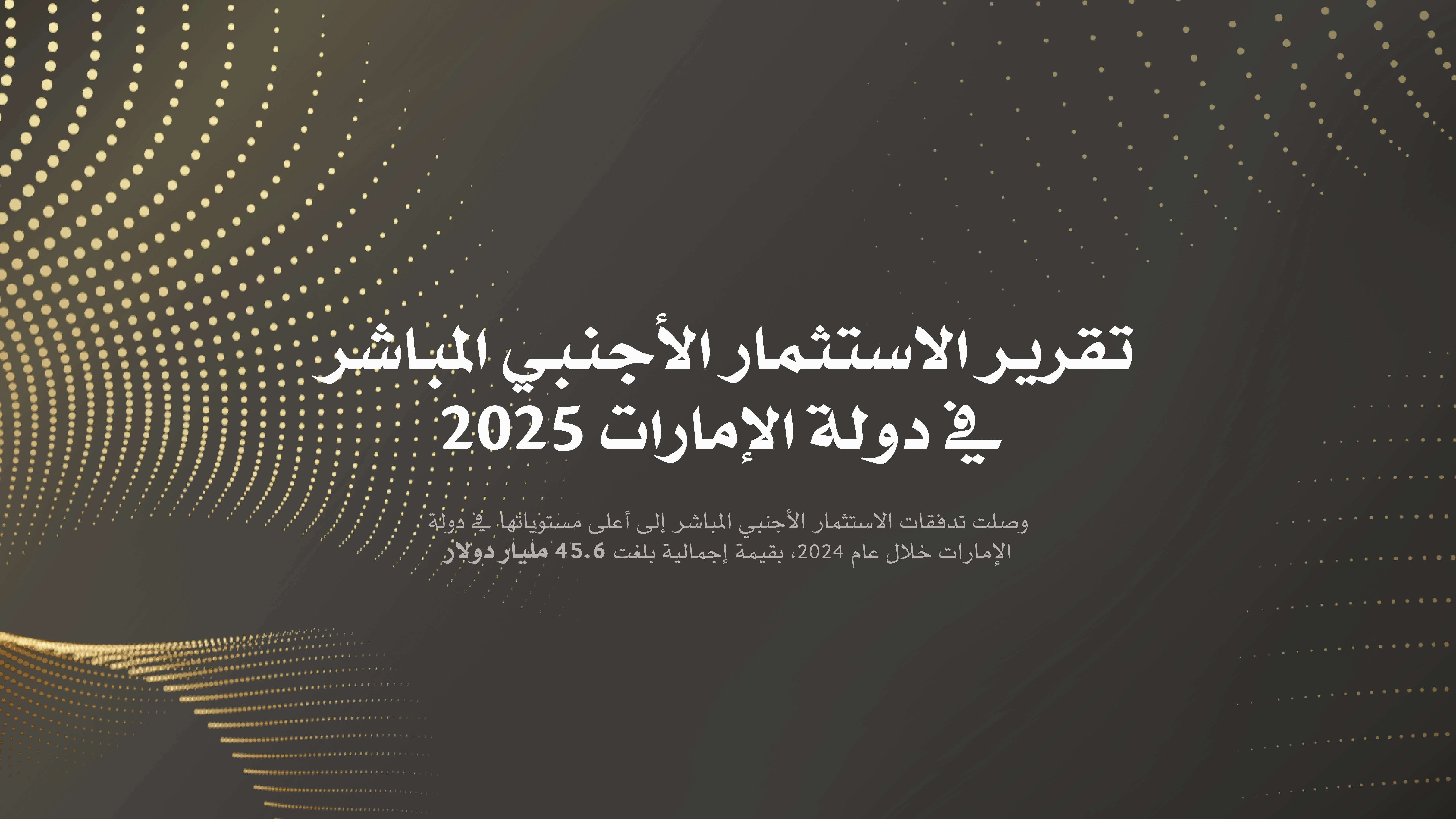 UAE Direct Investment Report 2025